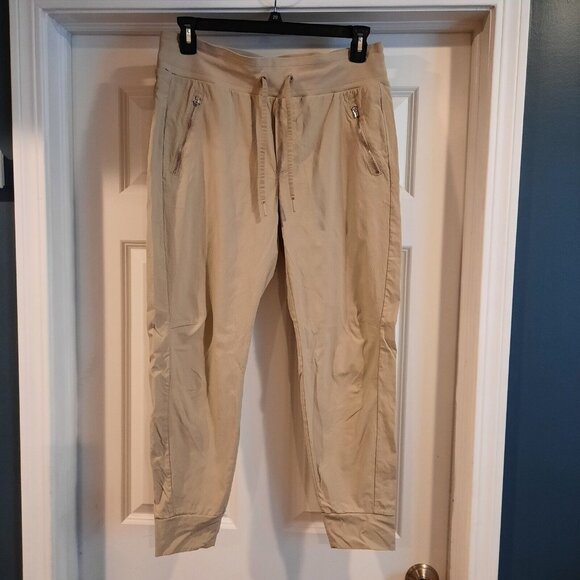 Athleta Pants - Athleta Jogger Pants Womens 12 Khaki Trekkie North Hiking Ripstop Performance